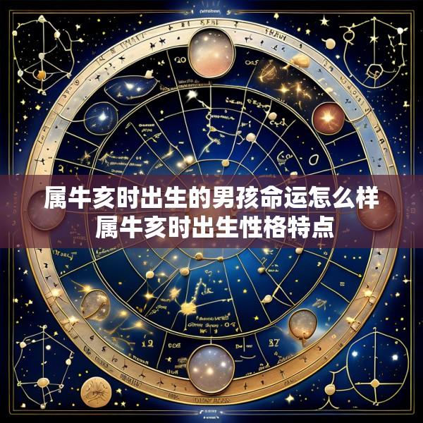 属牛亥时出生的男孩命运怎么样 属牛亥时出生性格特点