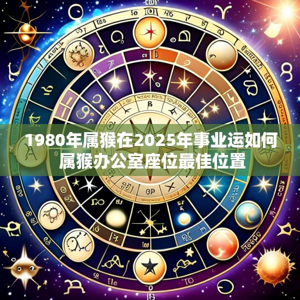 1980年属猴在2025年事业运如何 属猴办公室座位最佳位置