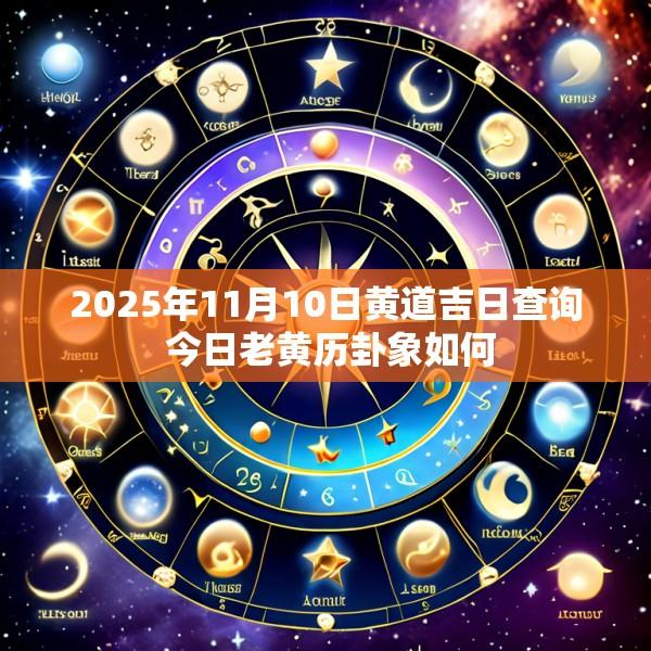 2025年11月10日黄道吉日查询 今日老黄历卦象如何