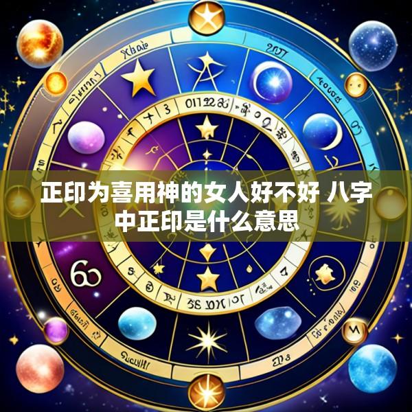 正印为喜用神的女人好不好 八字中正印是什么意思