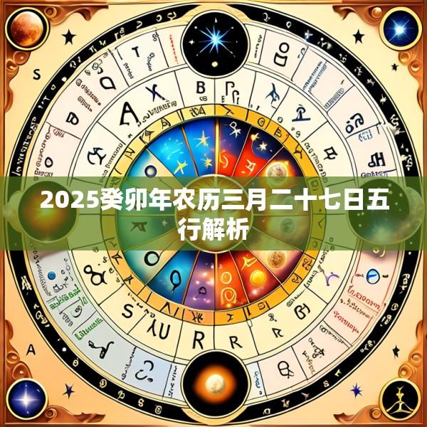 2025癸卯年农历三月二十七日五行解析
