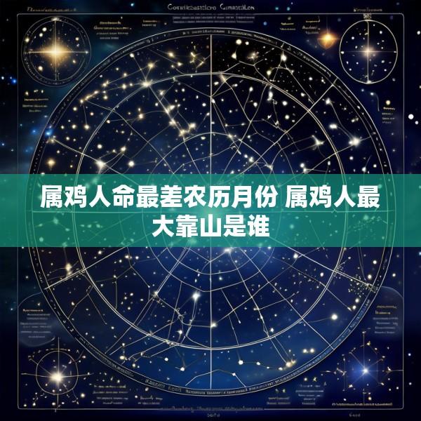 属鸡人命最差农历月份 属鸡人最大靠山是谁