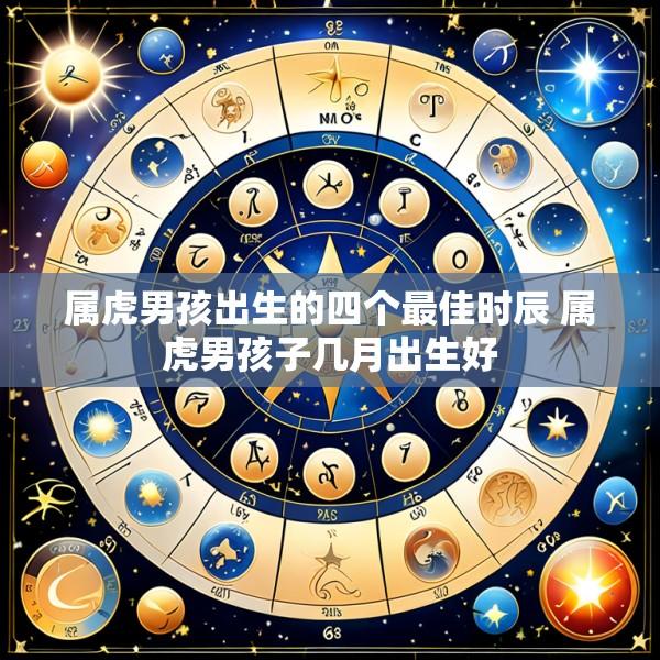 属虎男孩出生的四个最佳时辰 属虎男孩子几月出生好