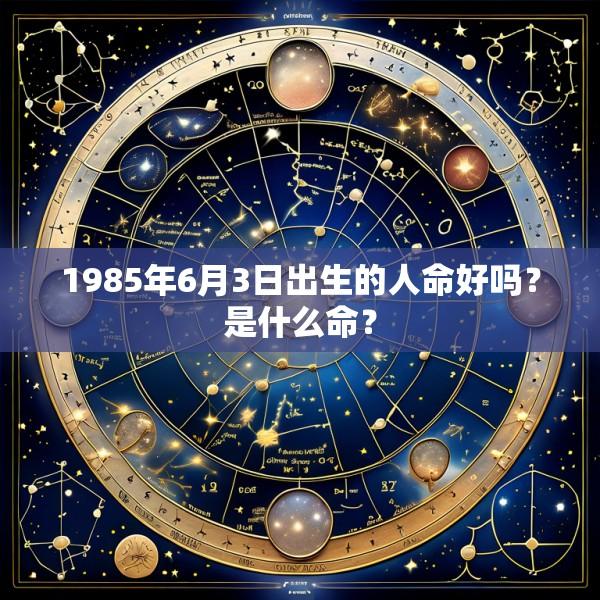 1985年6月3日出生的人命好吗？是什么命？
