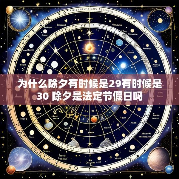 为什么除夕有时候是29有时候是30 除夕是法定节假日吗