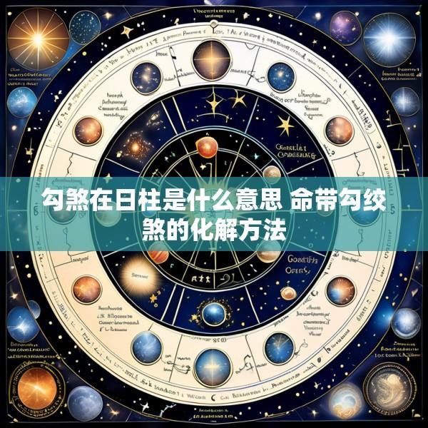 勾煞在日柱是什么意思 命带勾绞煞的化解方法