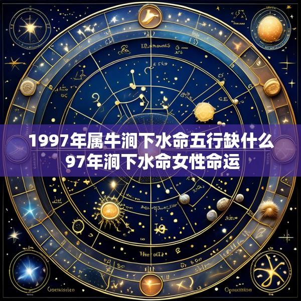 1997年属牛涧下水命五行缺什么 97年涧下水命女性命运