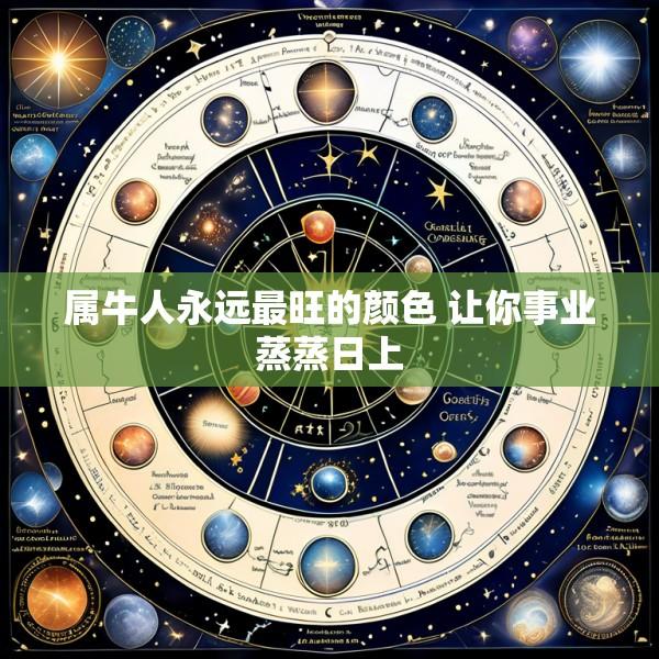 属牛人永远最旺的颜色 让你事业蒸蒸日上
