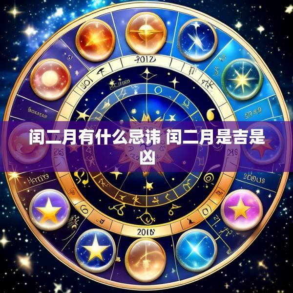 闰二月有什么忌讳 闰二月是吉是凶