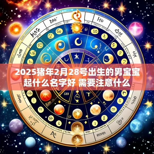 2025猪年2月28号出生的男宝宝起什么名字好 需要注意什么