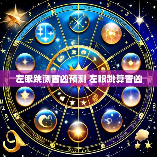 左眼跳测吉凶预测 左眼跳算吉凶