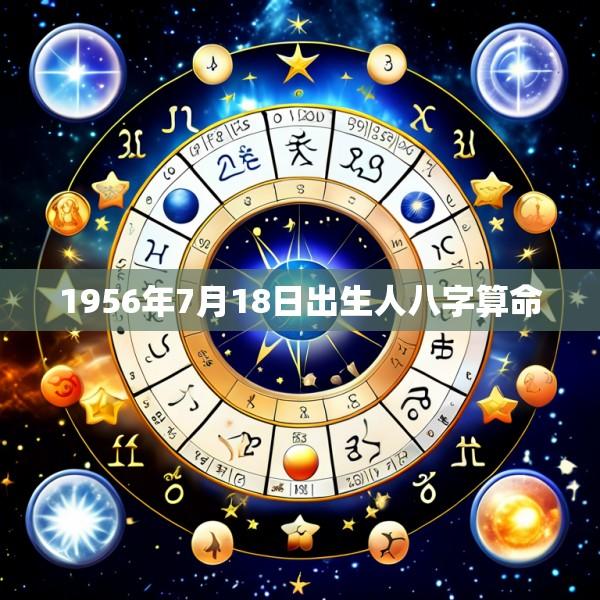 1956年7月18日出生人八字算命