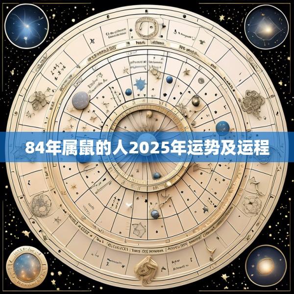 84年属鼠的人2025年运势及运程