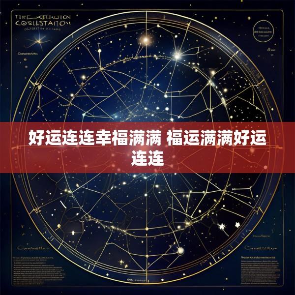 好运连连幸福满满 福运满满好运连连
