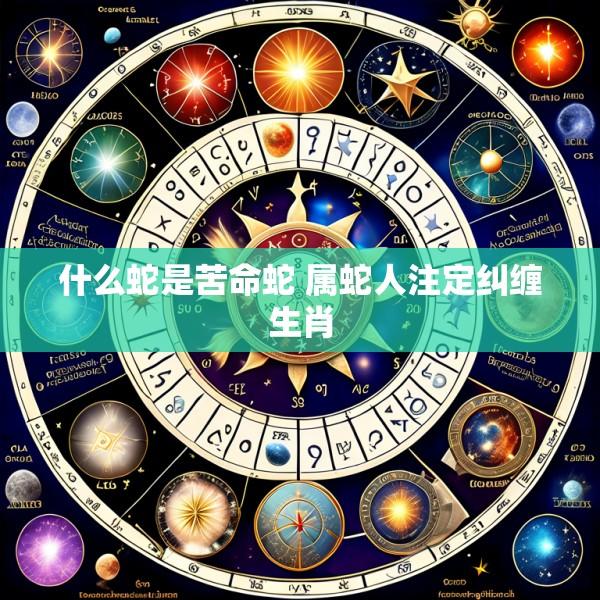 什么蛇是苦命蛇 属蛇人注定纠缠生肖