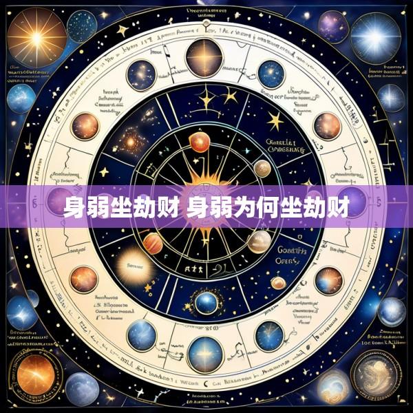 身弱坐劫财 身弱为何坐劫财