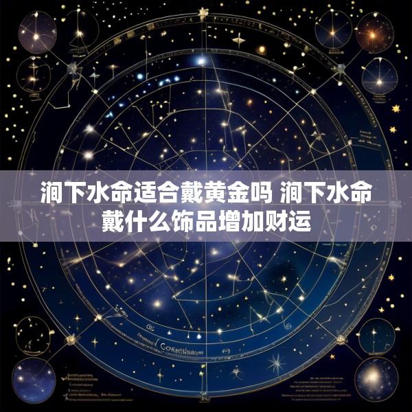 涧下水命适合戴黄金吗 涧下水命戴什么饰品增加财运