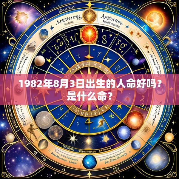 1982年8月3日出生的人命好吗？是什么命？