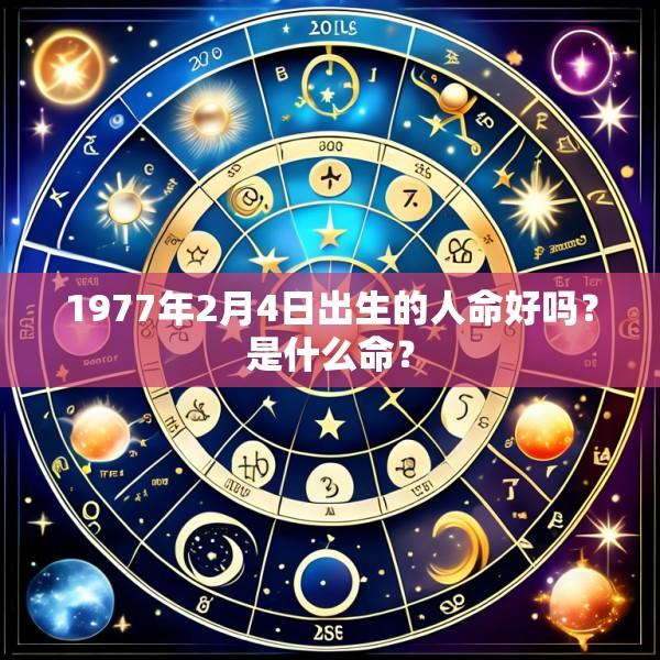 1977年2月4日出生的人命好吗？是什么命？