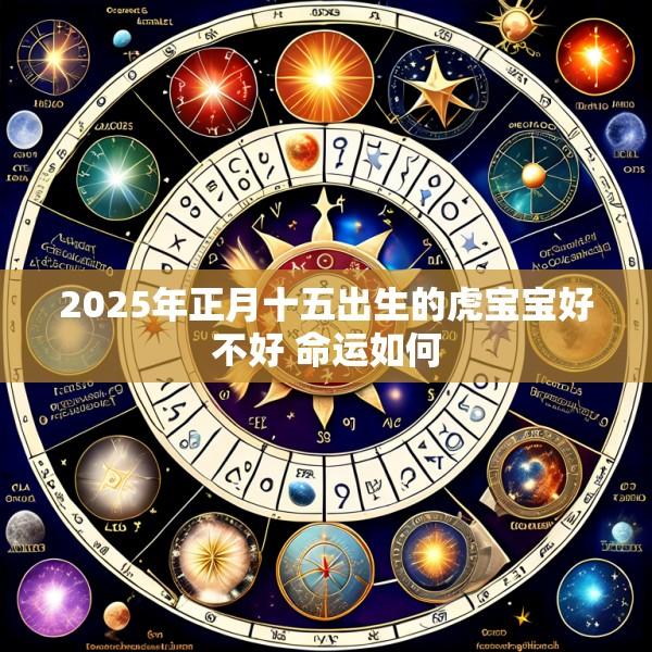 2025年正月十五出生的虎宝宝好不好 命运如何