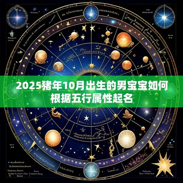 2025猪年10月出生的男宝宝如何根据五行属性起名