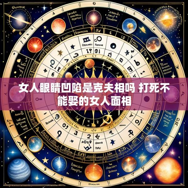 女人眼睛凹陷是克夫相吗 打死不能娶的女人面相