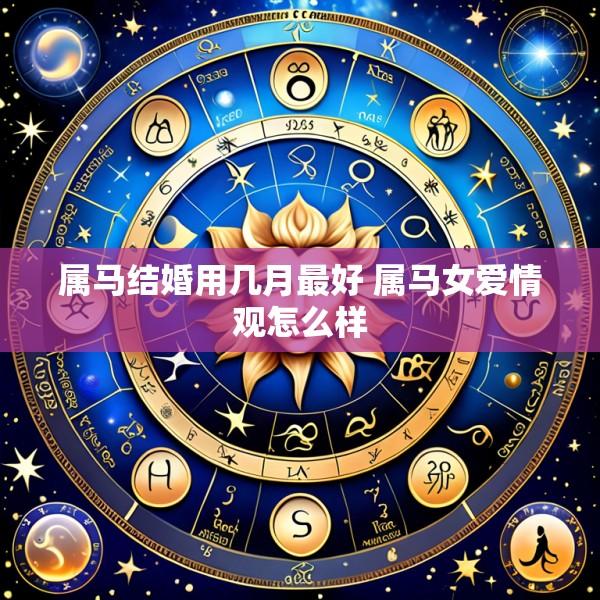 属马结婚用几月最好 属马女爱情观怎么样