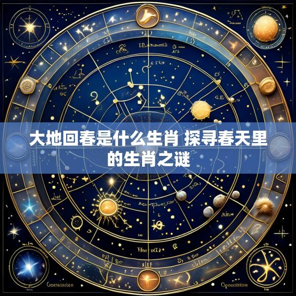 大地回春是什么生肖 探寻春天里的生肖之谜