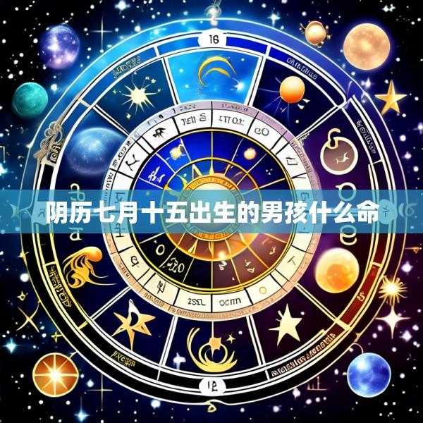 阴历七月十五出生的男孩什么命