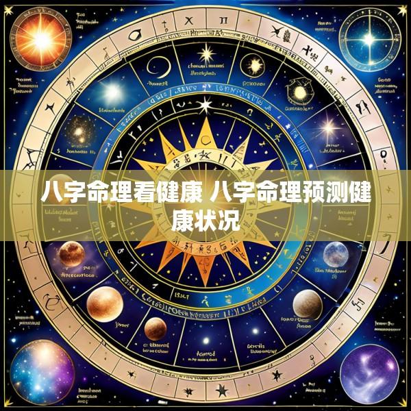 八字命理看健康 八字命理预测健康状况
