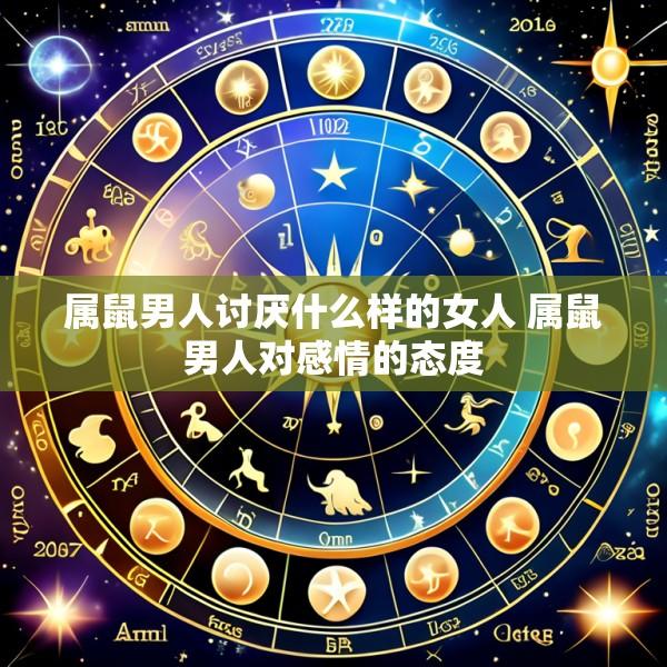 属鼠男人讨厌什么样的女人 属鼠男人对感情的态度