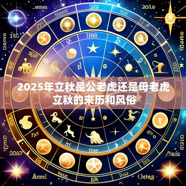 2025年立秋是公老虎还是母老虎 立秋的来历和风俗