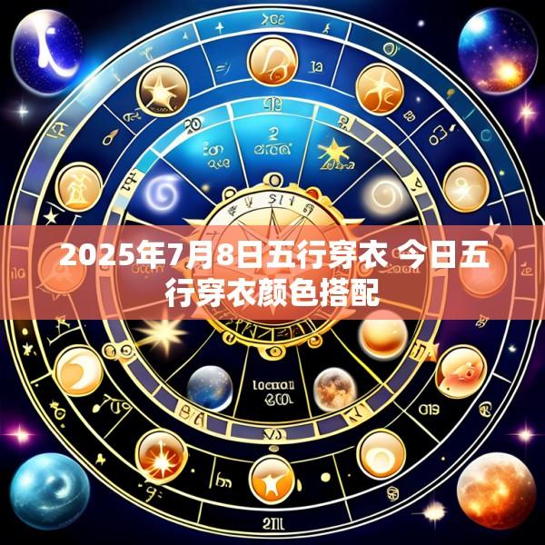 2025年7月8日五行穿衣 今日五行穿衣颜色搭配