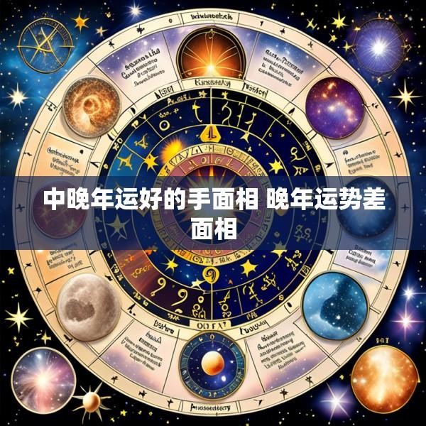 中晚年运好的手面相 晚年运势差面相