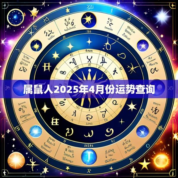 属鼠人2025年4月份运势查询