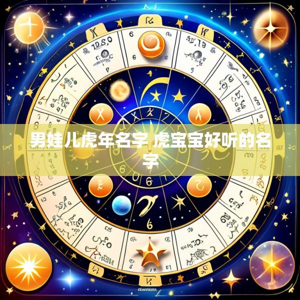男娃儿虎年名字 虎宝宝好听的名字