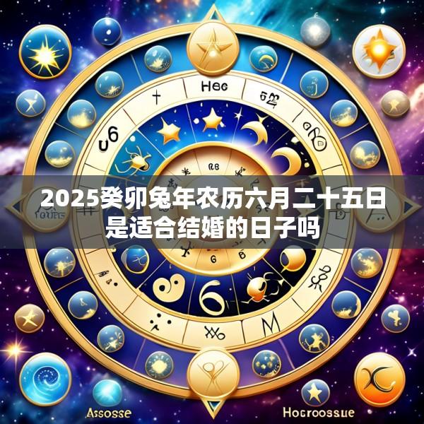 2025癸卯兔年农历六月二十五日是适合结婚的日子吗
