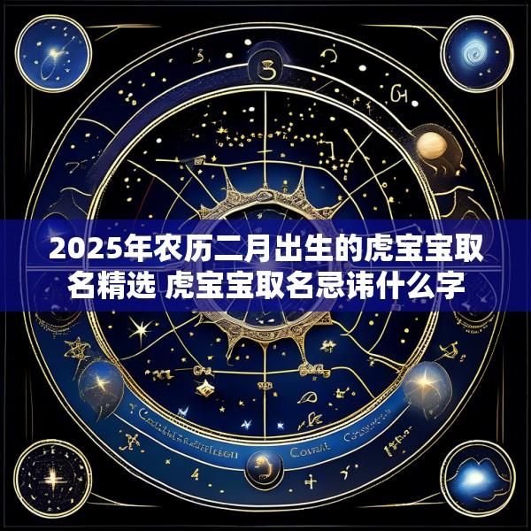 2025年农历二月出生的虎宝宝取名精选 虎宝宝取名忌讳什么字