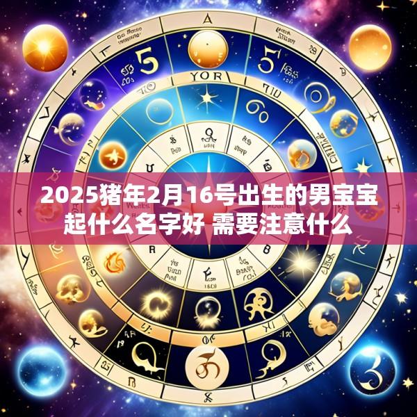2025猪年2月16号出生的男宝宝起什么名字好 需要注意什么