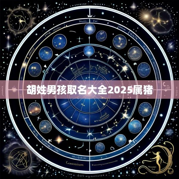 胡姓男孩取名大全2025属猪