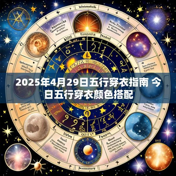2025年4月29日五行穿衣指南 今日五行穿衣颜色搭配