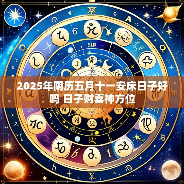 2025年阴历五月十一安床日子好吗 日子财喜神方位