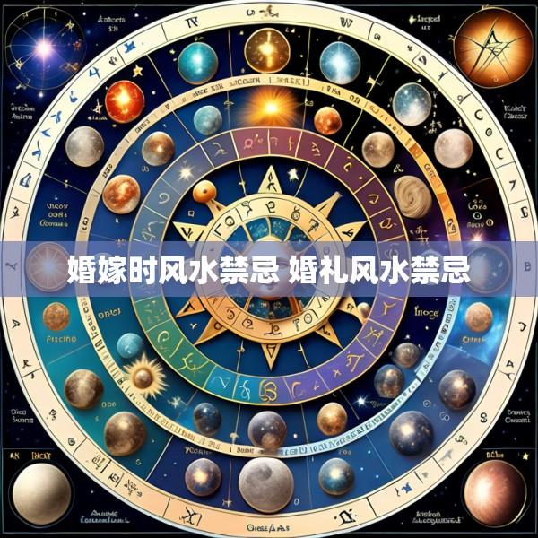 婚嫁时风水禁忌 婚礼风水禁忌