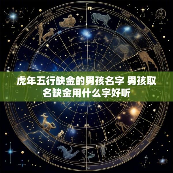 虎年五行缺金的男孩名字 男孩取名缺金用什么字好听