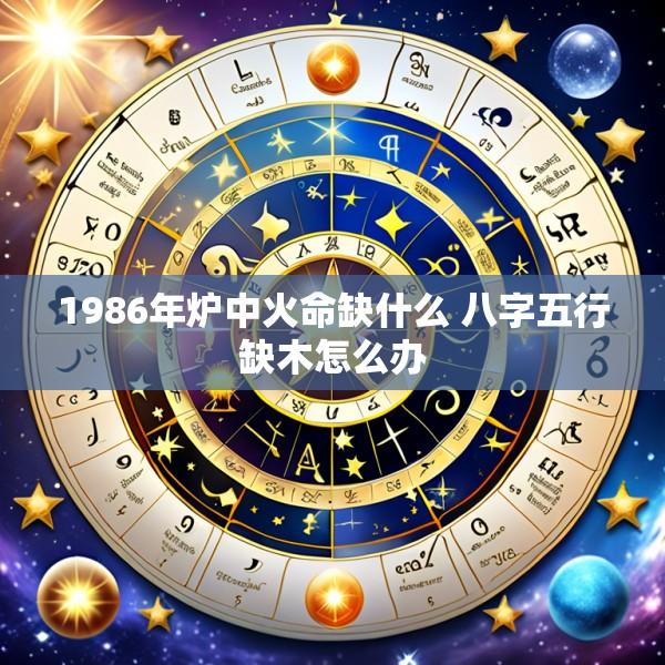 1986年炉中火命缺什么 八字五行缺木怎么办