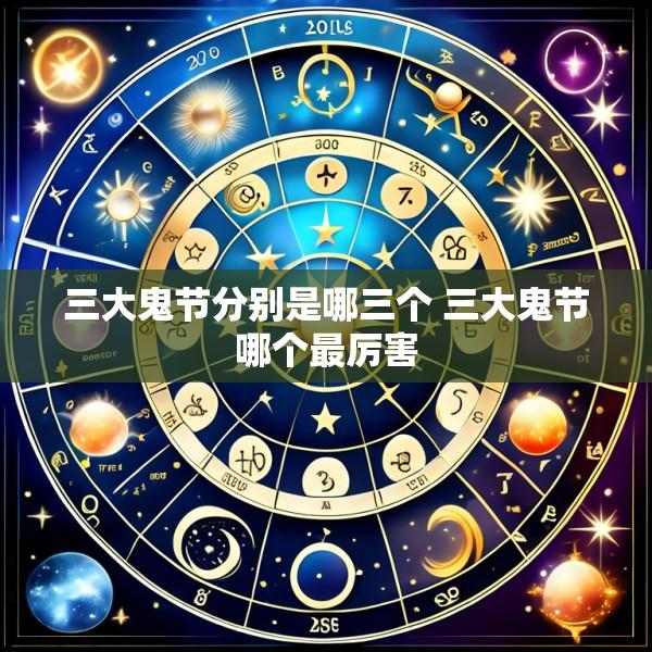 三大鬼节分别是哪三个 三大鬼节哪个最厉害