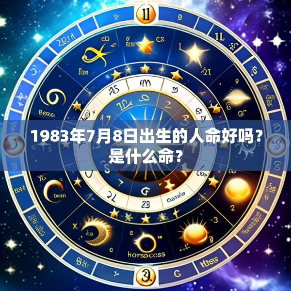 1983年7月8日出生的人命好吗？是什么命？