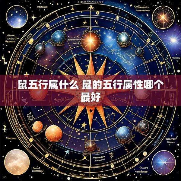 鼠五行属什么 鼠的五行属性哪个最好