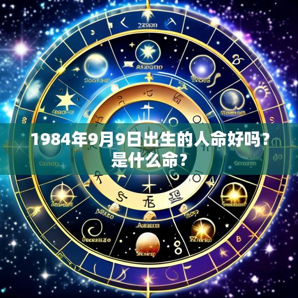 1984年9月9日出生的人命好吗？是什么命？