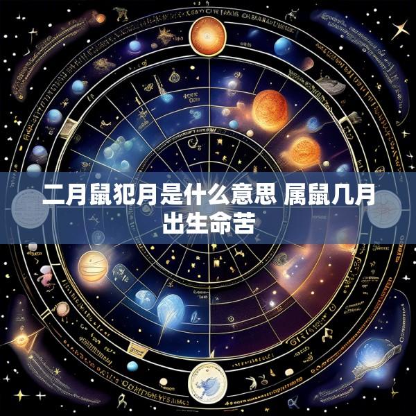 二月鼠犯月是什么意思 属鼠几月出生命苦